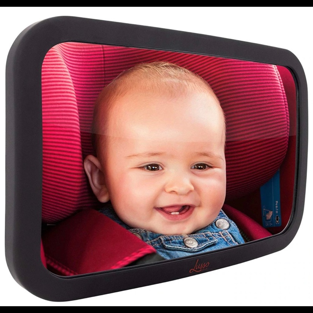 BABY MIRROR FOR CAR BY LUSSO. Original cost $35.00